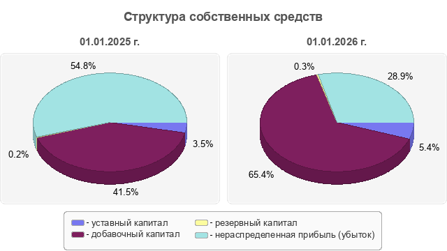 Структура собственных средств